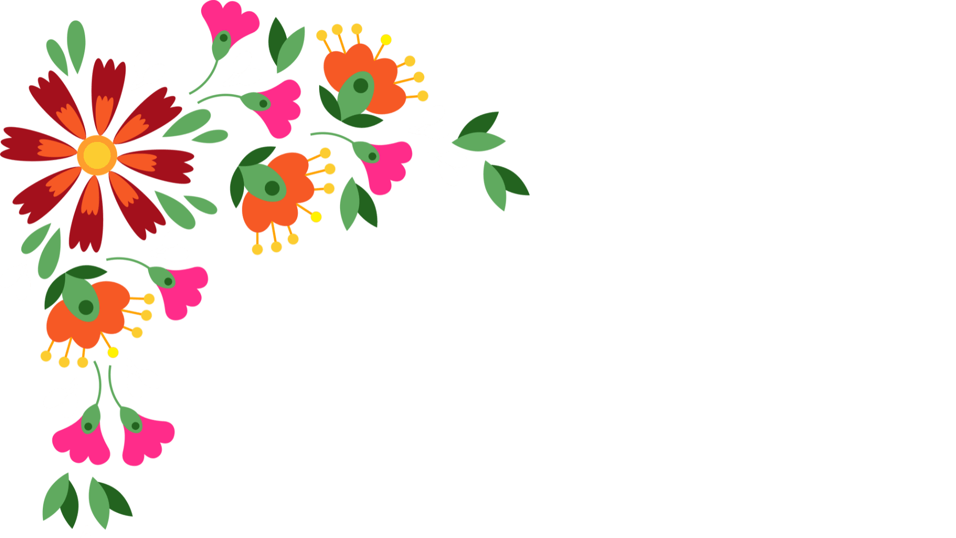Mexican Flower Decal